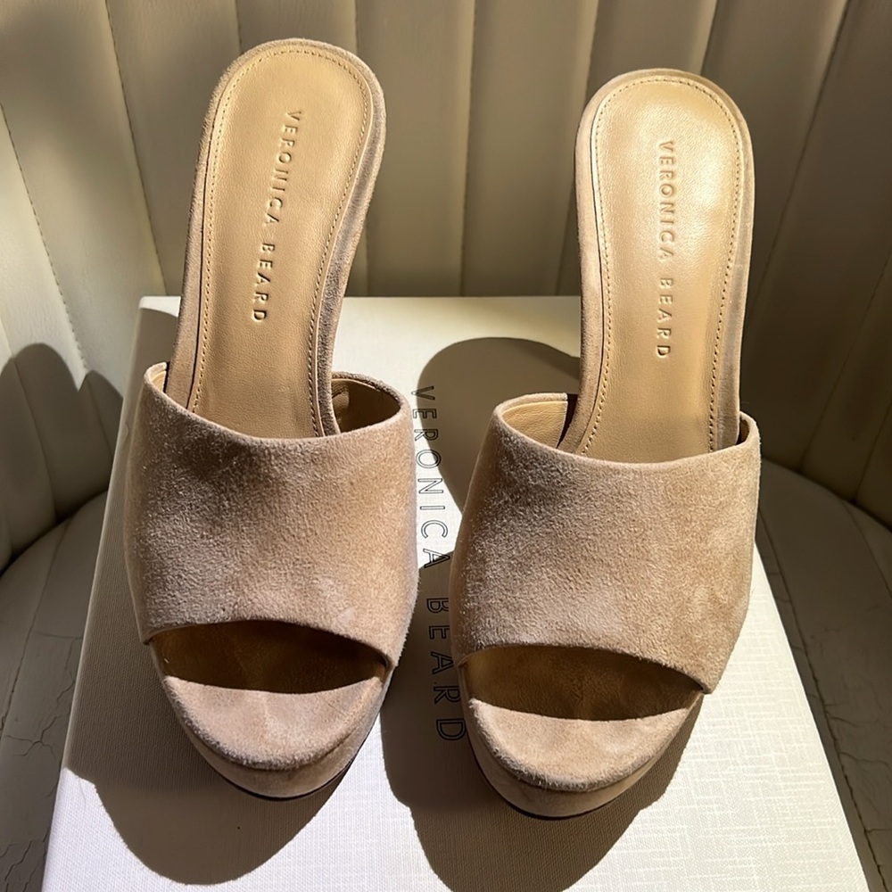 ♥️ Veronica Beard Dali Platform Mule 7 ♥️ - Picture 6 of 12